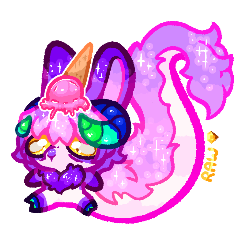 Raw The Chimera - Polychrome Character belongs to tabletchimera on Discord