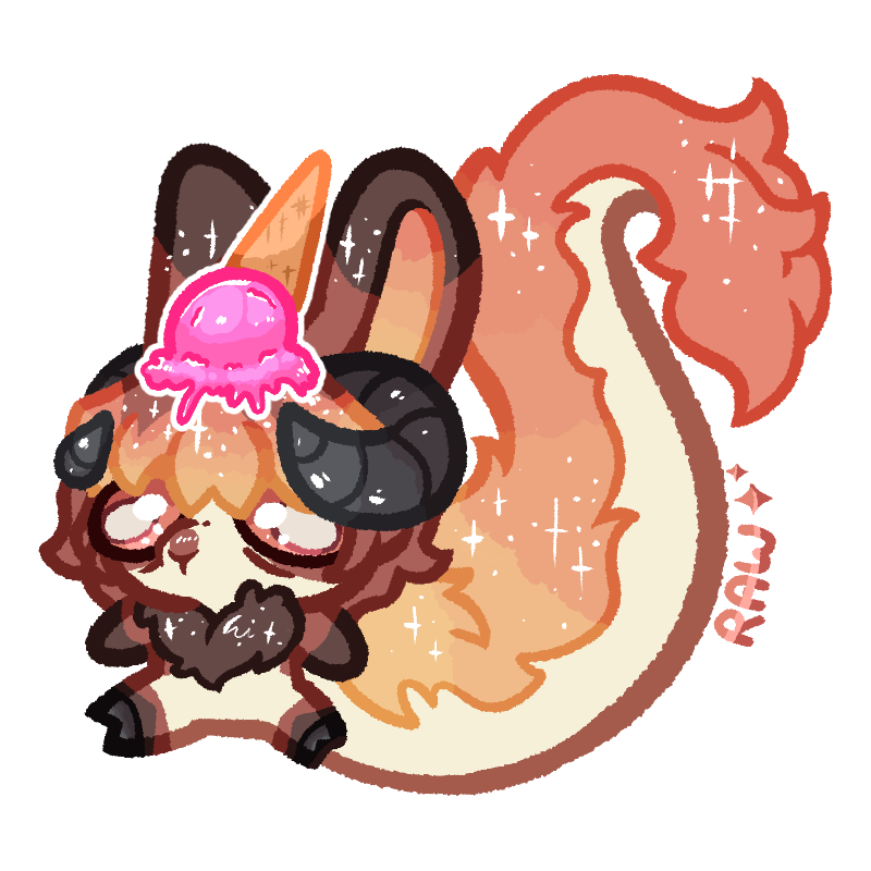 Raw The Chimera - Shiny Character belongs to tabletchimera on Discord